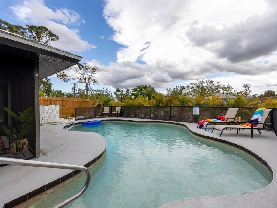 Englewood, Manasota Keys - 2 Bedroom Luxury Villa, Pool, Game Room, 6 Min To Beaches Next To Canal מראה חיצוני תמונה